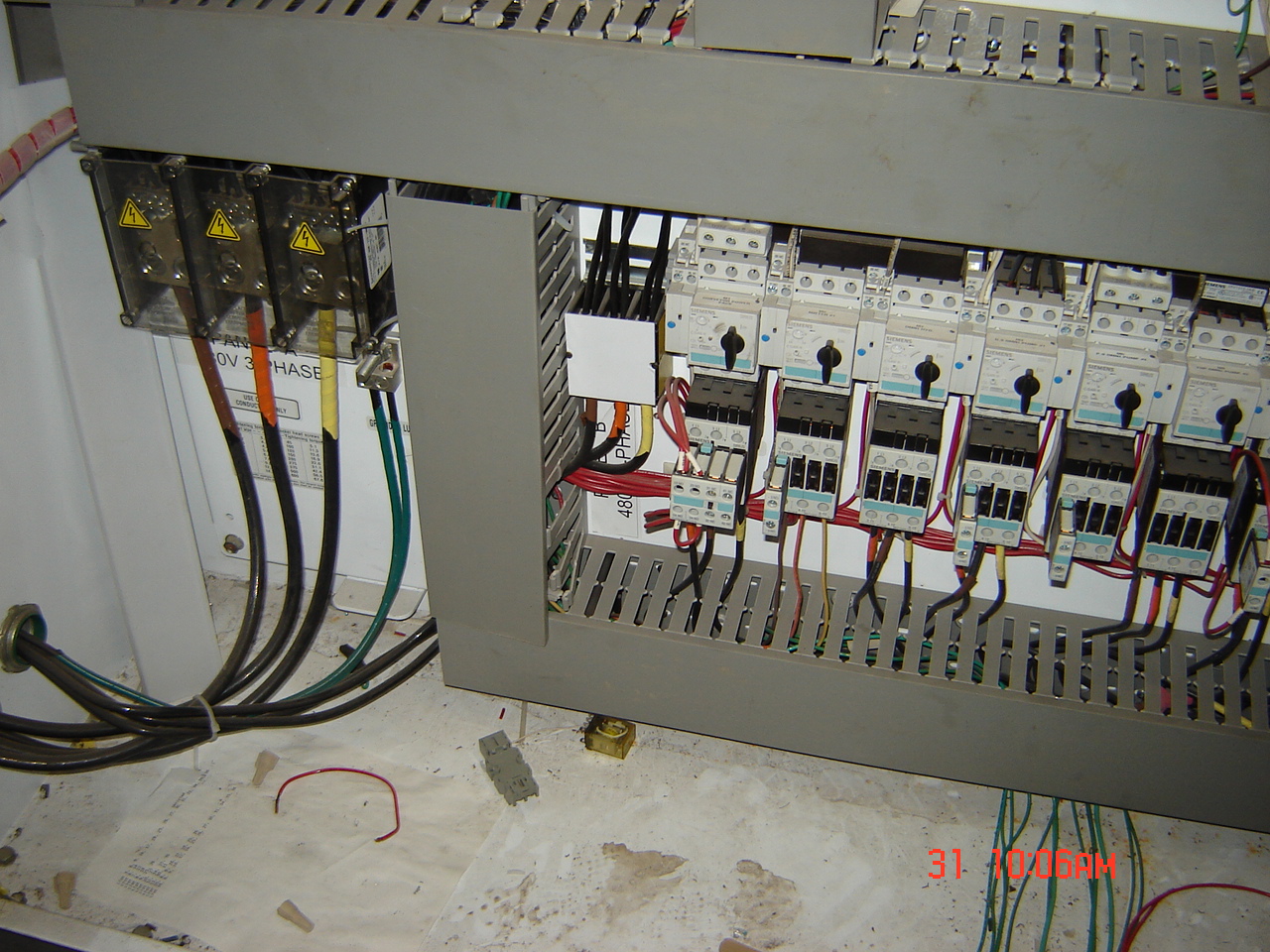 electrical control panel wiring